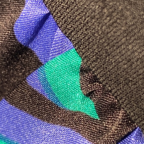 MAGGY LONDON - dress: floral lined bottom and black stretchy strappy top - 16 - Picture 14 of 16